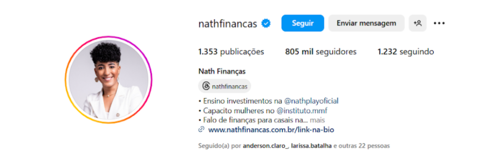 bio para Instagram